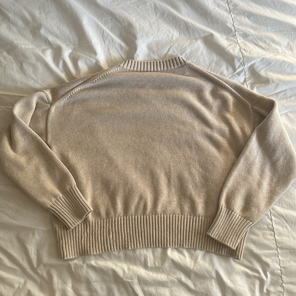 100% Organic Cotton Boyfriend Crew Sweater - Picture 4 of 4